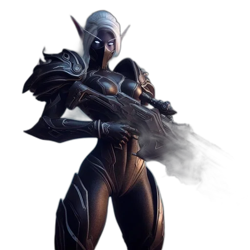 staff, weapon, mask, robot, concept art, fantasy art, comic book art, 3d render transparent PNG cut-out