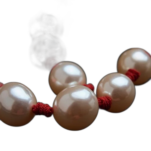 crown, jewelry, 3d render, fog, close-up, image, pearl, necklace transparent PNG cut-out