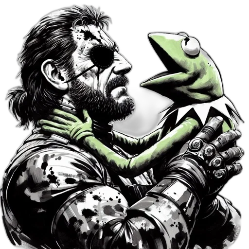 animal, comic book art, concept art, fantasy art, cartoon, intense, portrait, features transparent PNG cut-out