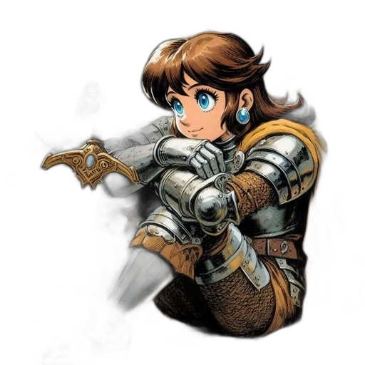 weapon, sword, staff, crown, fantasy art, concept art, pixel art, watercolor transparent PNG cut-out