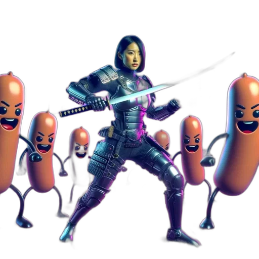 weapon, food, concept art, 3d render, pixel art, comic book art, outer space, futuristic transparent PNG cut-out