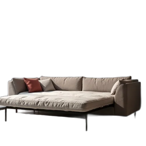 furniture, 3d render, photorealistic, earth tones transparent PNG cut-out