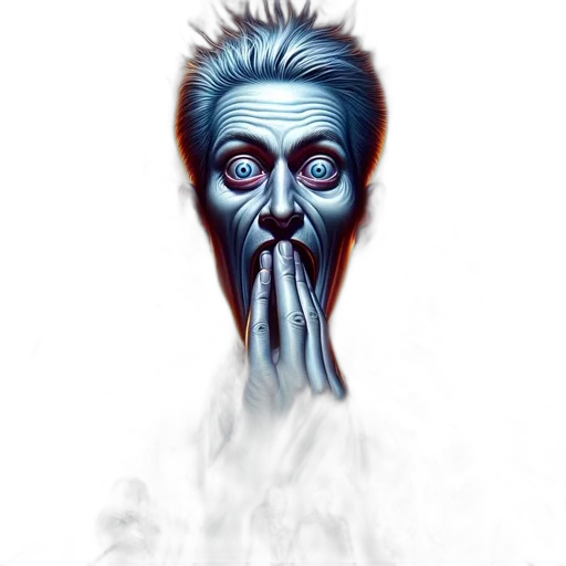 mask, face, creature, staff, concept art, photorealistic, comic book art, fantasy art transparent PNG cut-out