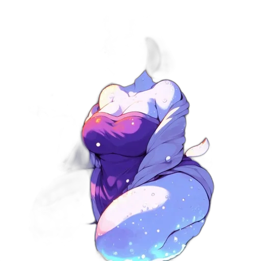 dragon, creature, staff, dress, concept art, vaporwave, watercolor, fantasy art transparent PNG cut-out