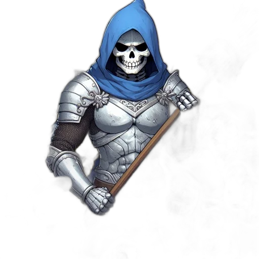 staff, sword, mask, weapon, concept art, fantasy art, 3d render, comic book art transparent PNG cut-out