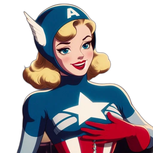 hat, comic book art, cartoon, concept art, pixel art, animated, female, character transparent PNG cut-out