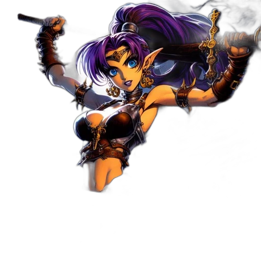 staff, weapon, concept art, fantasy art, pixel art, anime, fire, woman transparent PNG cut-out