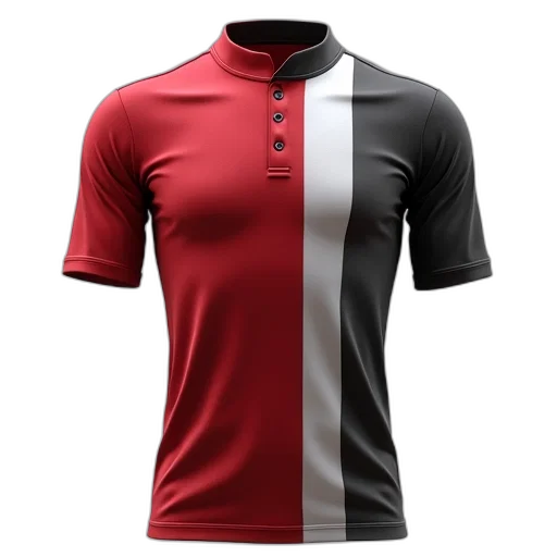 3d render, front, view, racing, shirt, shown transparent PNG cut-out