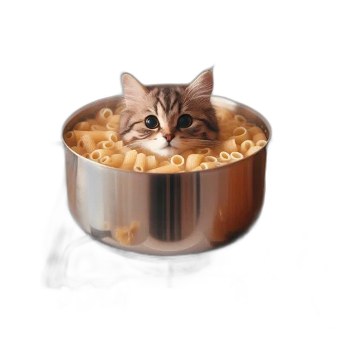 jewelry, food, crown, animal, 3d render, photorealistic, domestic, cat transparent PNG cut-out