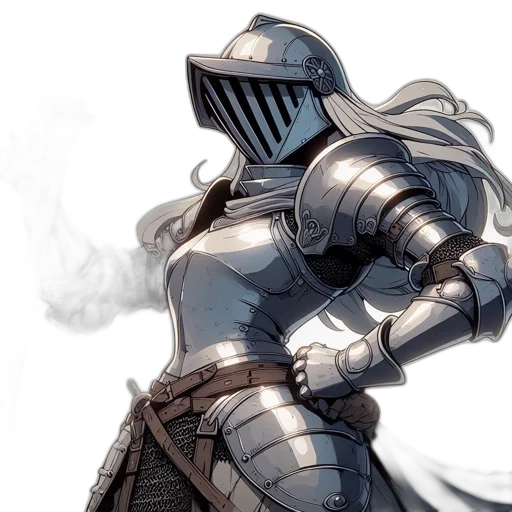 sword, mask, weapon, concept art, fantasy art, comic book art, watercolor, monochrome transparent PNG cut-out