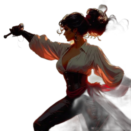 weapon, staff, concept art, fantasy art, comic book art, photorealistic, fire, red transparent PNG cut-out