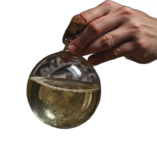 bottle, jewelry, staff, weapon, 3d render, photorealistic, concept art, underwater transparent PNG cut-out