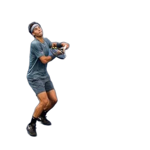 shoes, dress, weapon, 3d render, tennis, player, gray, shirt transparent PNG cut-out