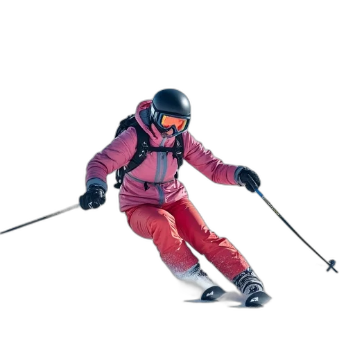 staff, jacket, photorealistic, female, skier, mountain, resort, plagne transparent PNG cut-out