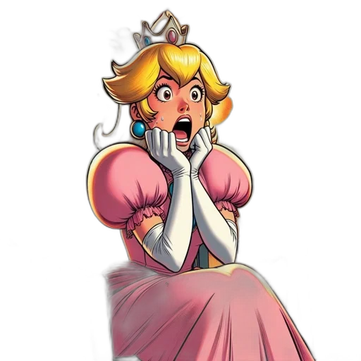 crown, dress, concept art, pixel art, cartoon, fantasy art, princess, state transparent PNG cut-out