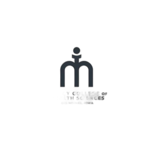 staff, 3d render, monochrome, logo, mercy, college, health, sciences transparent PNG cut-out