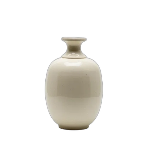 bottle, jewelry, 3d render, photorealistic, earth tones, plain, unadorned, ceramic transparent PNG cut-out