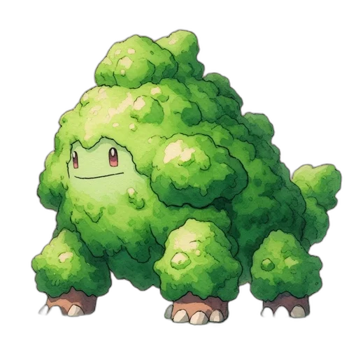 creature, tree, animal, hair, pixel art, concept art, photorealistic, watercolor transparent PNG cut-out