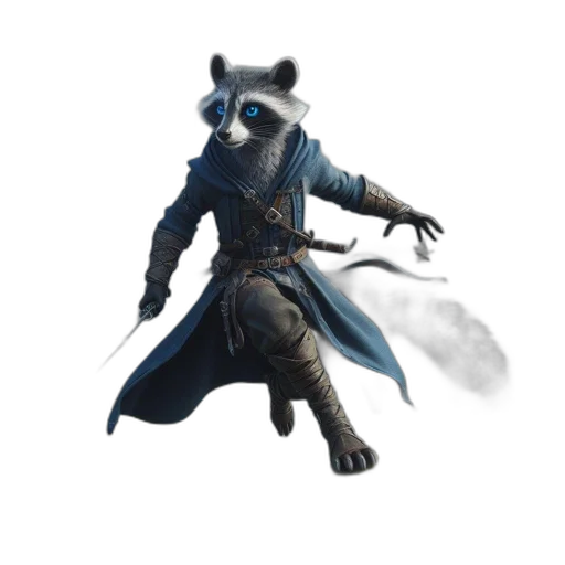 staff, mask, creature, animal, concept art, fantasy art, 3d render, pixel art transparent PNG cut-out