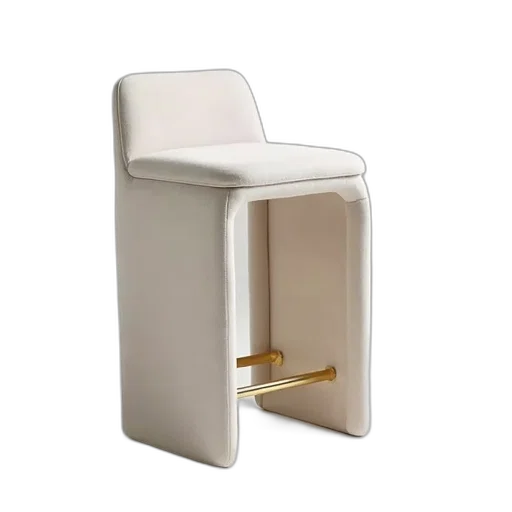furniture, jewelry, 3d render, modern, minimalist, stool, low, profile transparent PNG cut-out