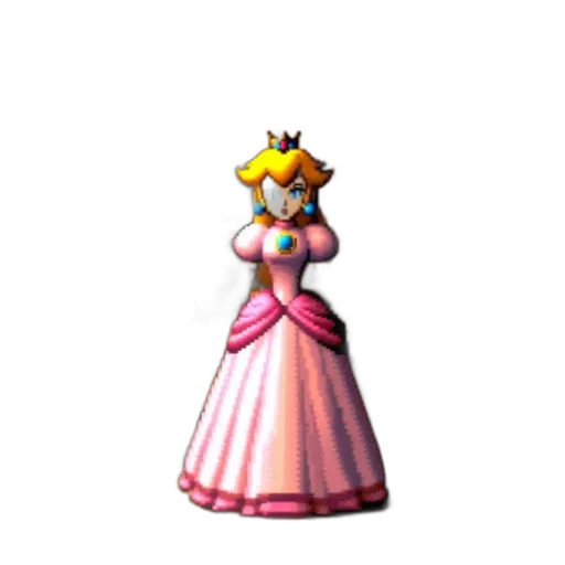 crown, dress, staff, weapon, pixel art, 3d render, concept art, vaporwave transparent PNG cut-out