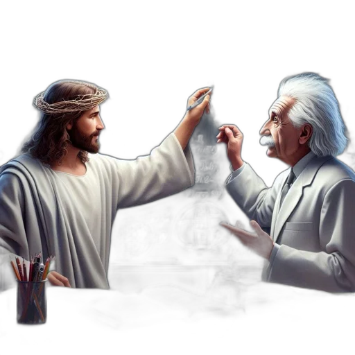 jewelry, concept art, photorealistic, oil painting, fantasy art, jesus, christ, discusses transparent PNG cut-out
