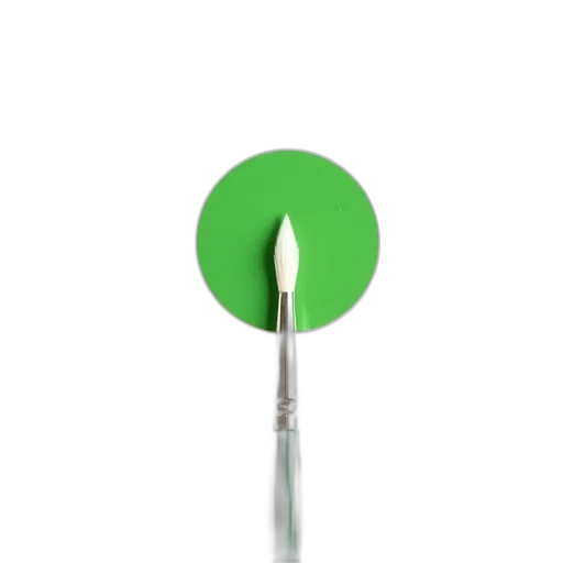 staff, umbrella, weapon, sword, 3d render, green, paintbrush, white transparent PNG cut-out