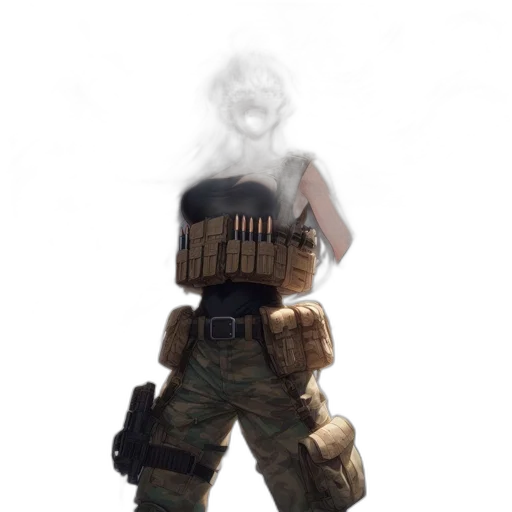 weapon, mask, face, staff, concept art, 3d render, pixel art, photorealistic transparent PNG cut-out