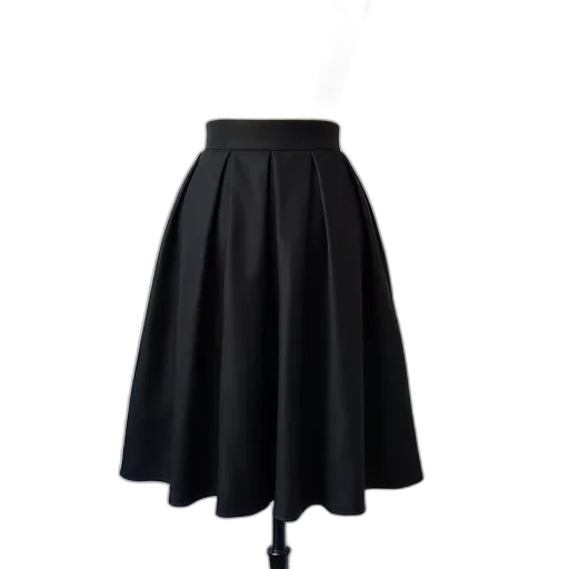 dress, jacket, umbrella, staff, 3d render, dark, monochrome, black transparent PNG cut-out