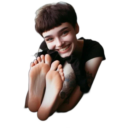 shoes, creature, face, animal, photorealistic, cartoon, concept art, young transparent PNG cut-out