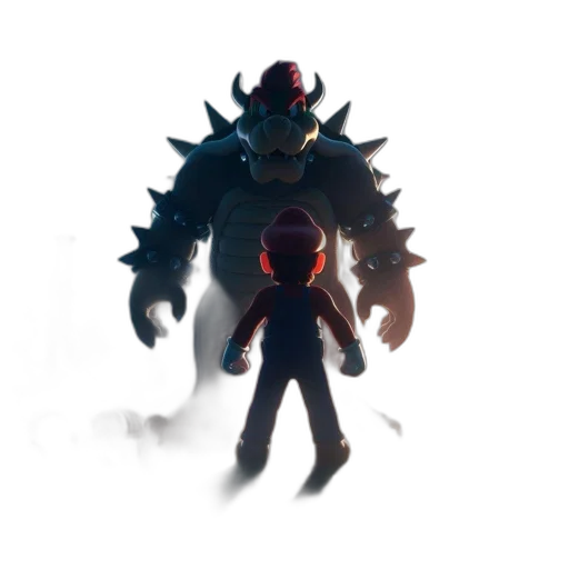 creature, mask, robot, staff, concept art, pixel art, 3d render, fantasy art transparent PNG cut-out
