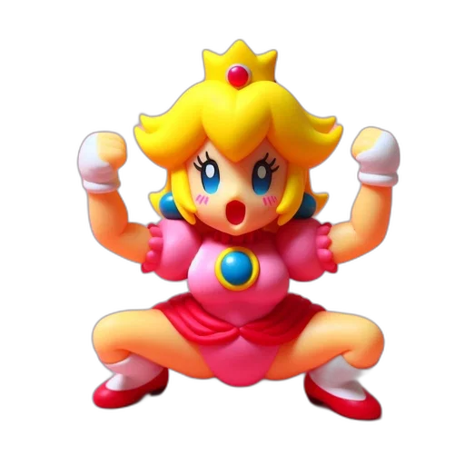 crown, dress, weapon, staff, pixel art, 3d render, concept art, animated transparent PNG cut-out