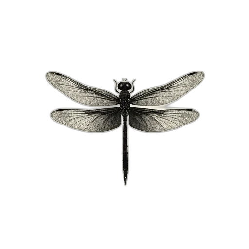jewelry, animal, staff, crown, 3d render, photorealistic, concept art, dragonfly transparent PNG cut-out