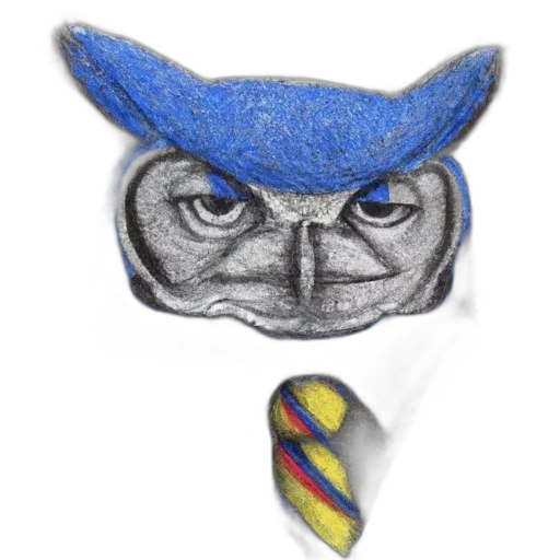 jewelry, staff, hat, mask, owl, wearing, blue, suit transparent PNG cut-out