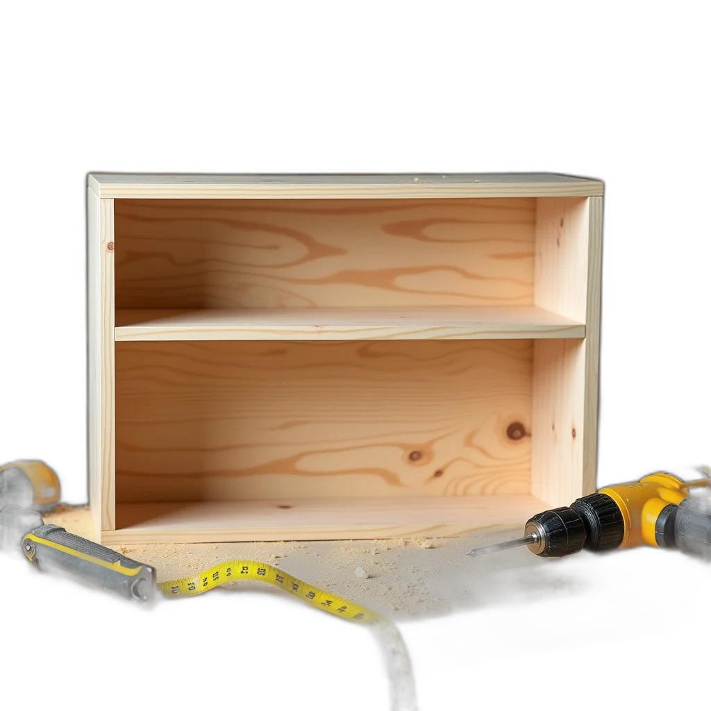 furniture, shoes, staff, weapon, 3d render, photorealistic, wooden, shelf transparent PNG cut-out