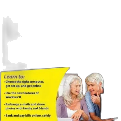 computers, seniors, dummies, book transparent PNG cut-out