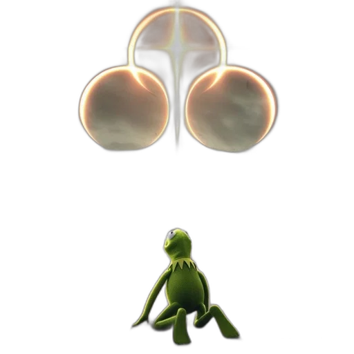 creature, jewelry, crown, concept art, 3d render, green, desolate, post-apocalyptic transparent PNG cut-out