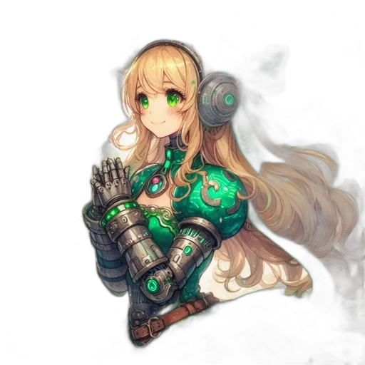staff, robot, dragon, weapon, fantasy art, pixel art, anime, concept art transparent PNG cut-out