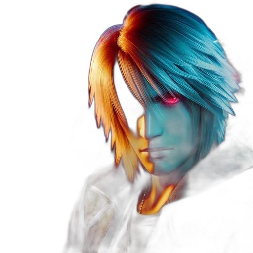 face, mask, robot, hair, photorealistic, fantasy art, cyberpunk, concept art transparent PNG cut-out