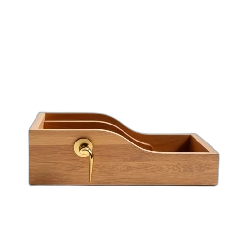 furniture, jewelry, crown, shoes, 3d render, wooden, desk, organizer transparent PNG cut-out