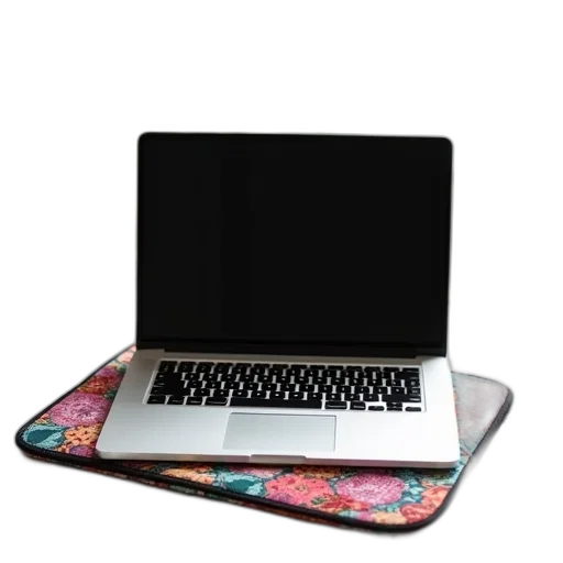 jewelry, 3d render, sleek, silver, laptop, open, desk, colorful transparent PNG cut-out