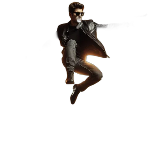 jacket, staff, concept art, 3d render, comic book art, pixel art, individual, leaps transparent PNG cut-out