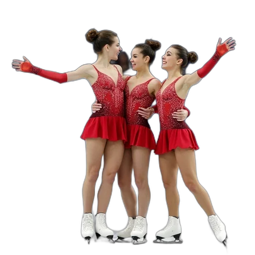 team, olympic, ice, skating transparent PNG cut-out