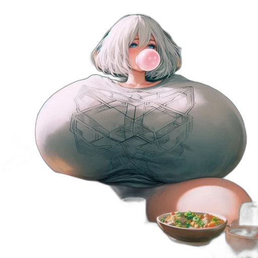food, dress, robot, creature, concept art, 3d render, watercolor, photorealistic transparent PNG cut-out