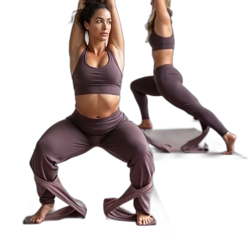 yoga, straps, size, made transparent PNG cut-out