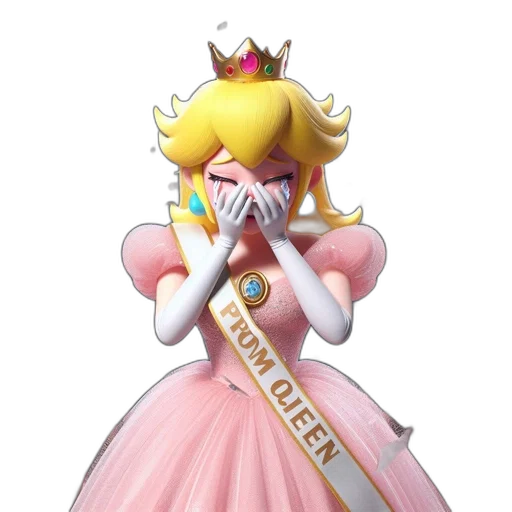 crown, dress, staff, jewelry, concept art, 3d render, pixel art, cartoon transparent PNG cut-out