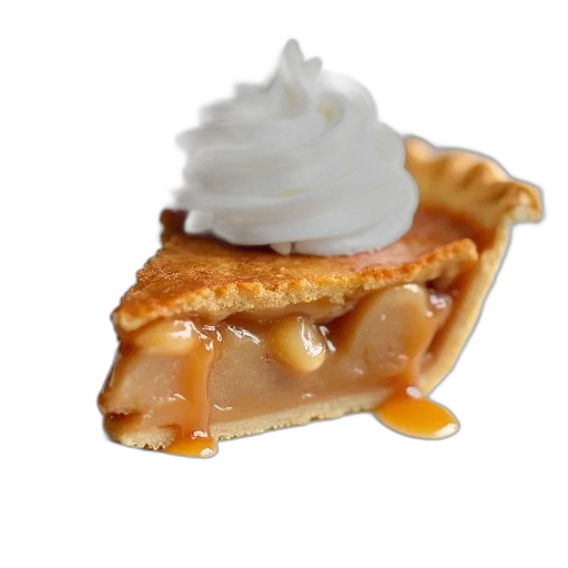food, crown, slices, caramel transparent PNG cut-out