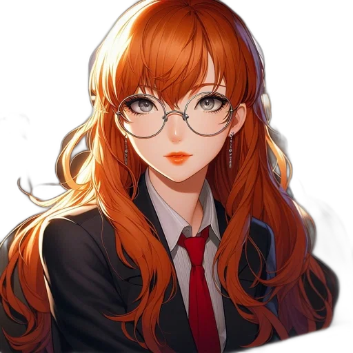face, staff, crown, jacket, anime, cartoon, pixel art, fantasy art transparent PNG cut-out