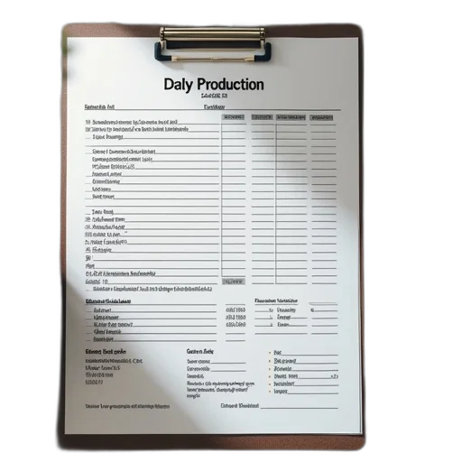 staff, sample, production, call, sheet, film transparent PNG cut-out