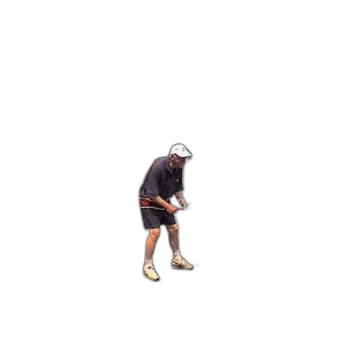 shoes, hat, robot, staff, 3d render, pixel art, concept art, photorealistic transparent PNG cut-out